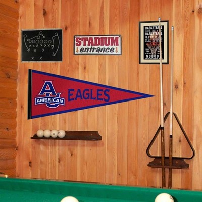 American University Eagles Pennant – 12x30 Inch Felt Wall Banner, Officially Licensed College Decor