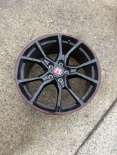 2017-2021 HONDA CIVIC TYPE R FK8 OEM 20X8.5 20 INCH RED STRIPE BLACK WHEEL RIM