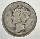 1918D  Mercury Dime - 108 Years Old!!  ☆ BELOW SILVER VALUE ☆