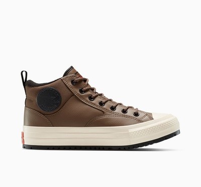 CONVERSE CHUCK TAYLOR ALL STAR BOOTS LEATHER - MENS BROWN WHITE 9