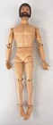 GI Joe Figure 1964 w/ Scar, Dark Brown Flocked Fuzzy Hair Beard (Parts & Repair)