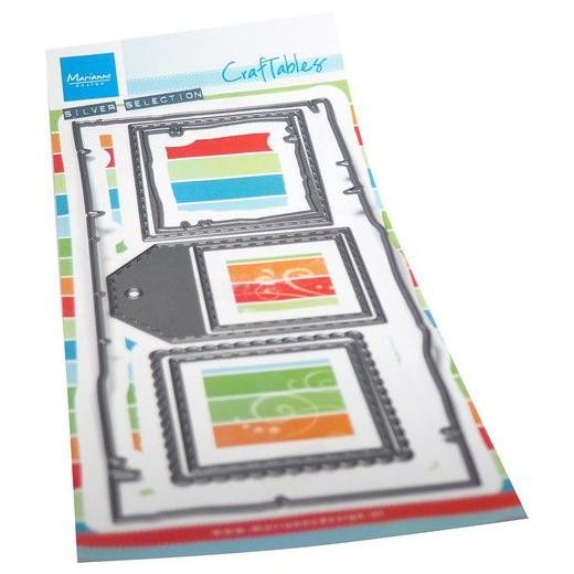 Marianne Design Craftables Cutting Dies - Slimline Distressed CR1569