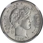 1916-S Barber Dime NGC MS63 Blazing White Gem Superb Eye Appeal