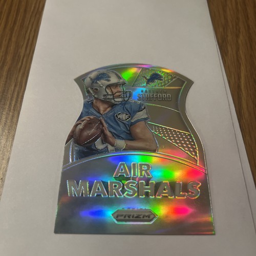Matthew Stafford 2015 Panini Prizm Die Cut Silver Prizm Air Marshals # AM13