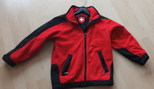 Wellensteyn Jacke Fleecejacke Fleece Kinder Gr.128  Rot Schwarz