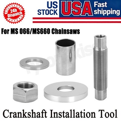 For 066/MS660 Chainsaw Crankshaft Installation Tool Double Ended Threaded Tool