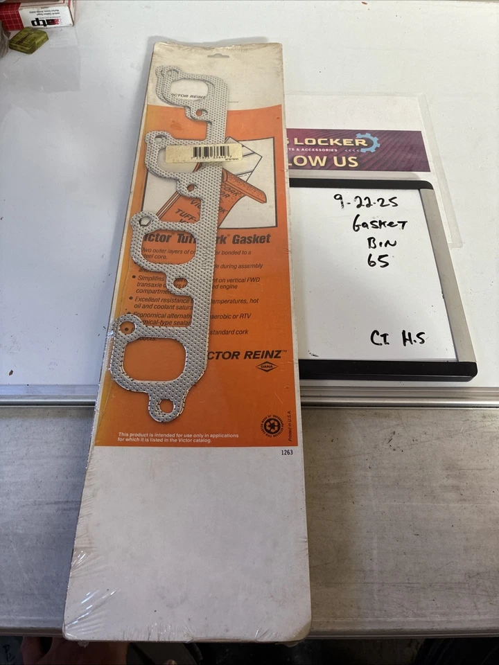 Juego de juntas de colector de escape MS15197 Victor Reinz, nuevo stock antiguo, genuino Foto 3 de 4