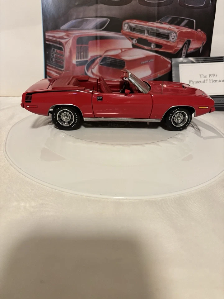 Coche diecast Hemi Cuda 1970 1/24 de Franklin Mint Foto 4 de 4