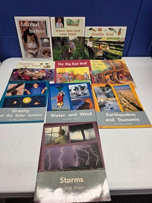 Lot of 10 - Rigby PM Plus Books - Levels 11-25 - Homeschool - Upper Elementary