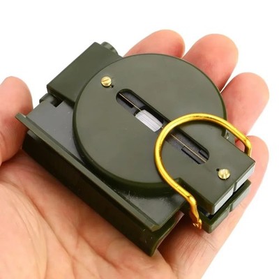 Portable Multi-functional Compass Outdoor Lensatic Compass for Hiking Camping