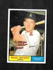 1961 TOPPS #143 RUSS SNYDER - NM/MT - 4.99 MAX SHIP COST