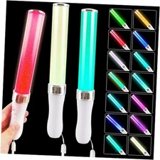 Pcs LED Concert Light Sticks 15 Colors Change Glow Wand Multicolor Light Up 3
