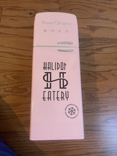 Veuve Clicquot SMEG Fridge Champagne Cooler Limited Ed. Tin Refrigerator -pink