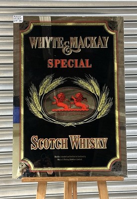 Vintage Whyte & Mackay ''Special'' Scotch Whisky Spiegel Werbeschild