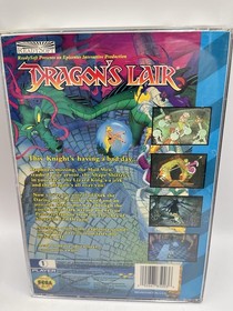 Dragon's Lair (Sega CD, 1994) Complete CIB Tested Working - CLEAN!