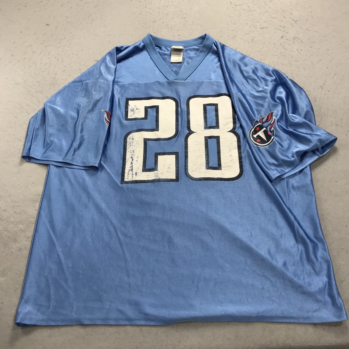 NFL ユニフォーム テネシー・タイタンズ Chris Johnson 28 VINTAGE - REEBOK ON FIELD - TENNESSEE TITANS - CHRIS JOHNSON