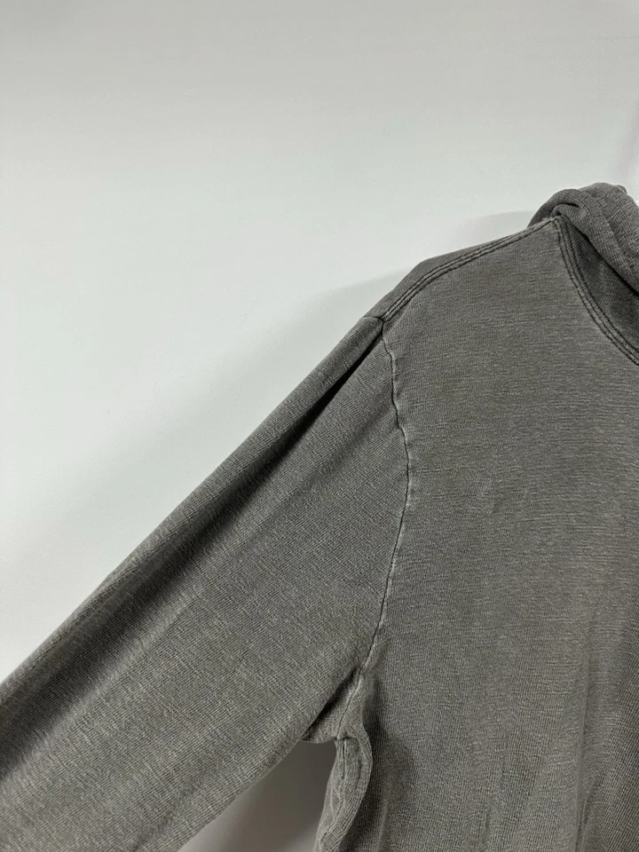 James Perse Pullover Sudadera con Capucha Talla 3 Pullover Sudadera Gris Hombre’s Prenda Teñida Foto 3 de 4