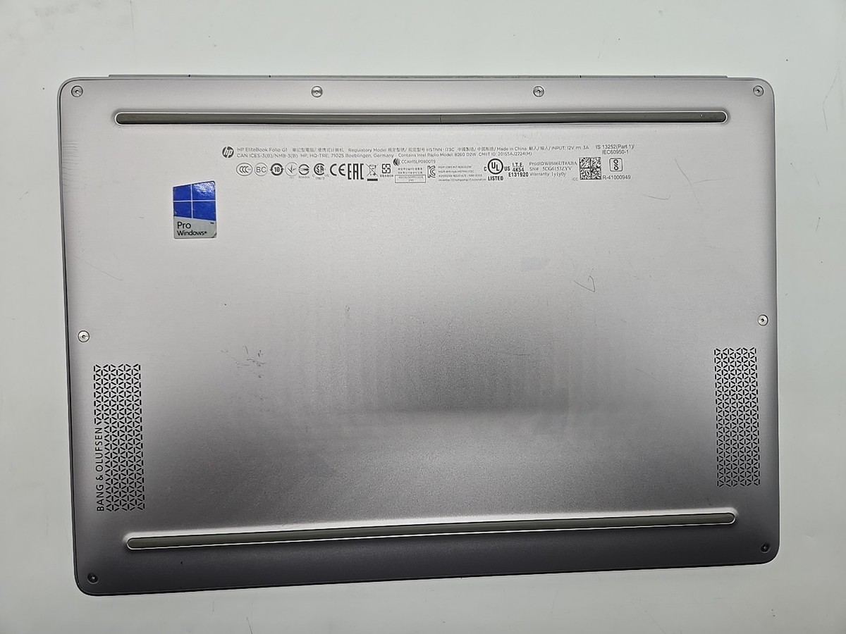 HP EliteBook Folio G1 12.5in 8GB 256GB - {READ} | eBay