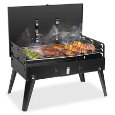Portable Tabletop Charcoal Grill BBQ Camping Picnic Outdoor Foldable Grill