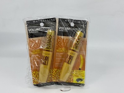 MAYBELLINE Volum' Express Falsies Colossal Cat Eyes Mascara Black 2 pack