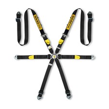 Sabelt Silver Endurance 6-punktowa uprząż - czarna - zatwierdzona przez FIA 8853-2016