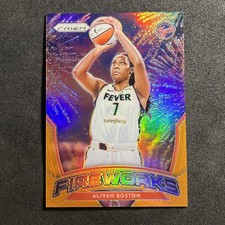 ALIYAH BOSTON Fireworks Orange 31/75 2026 Panini Prizm WNBA #4 Indiana Fever