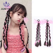 Hair Braids with Bow - 1PC Long Ponytail Ties for Kids - Cute Hairstyle