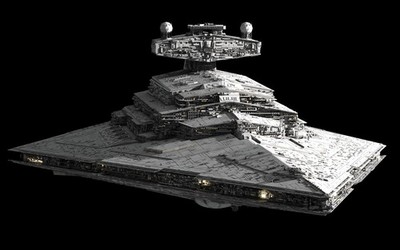 Star Wars spaceship destroyer science fiction Custom Gaming Mat Desk 2524