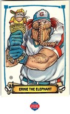 1988 Leaf Baseball's Greatest Grossouts #69 Ernie the Elephant