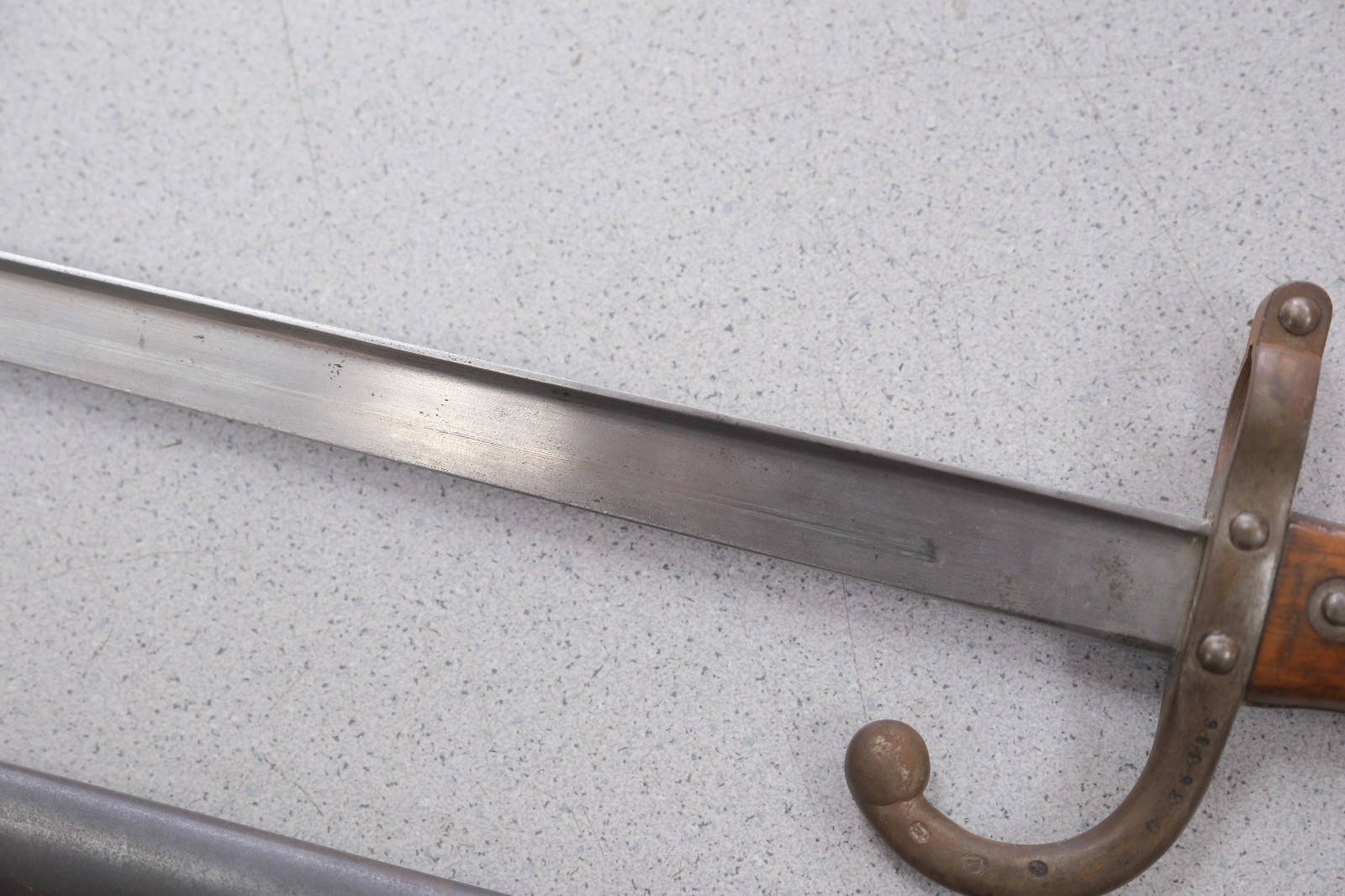 French Gras Bayonet 'Mre de Armes St. Etienne 1877 MATCHING NUMBERS FREE SHIP!