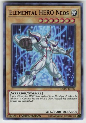 Yu-Gi-Oh! Elemental HERO Neos Pack Fresh NM Duel Power Limited Edition