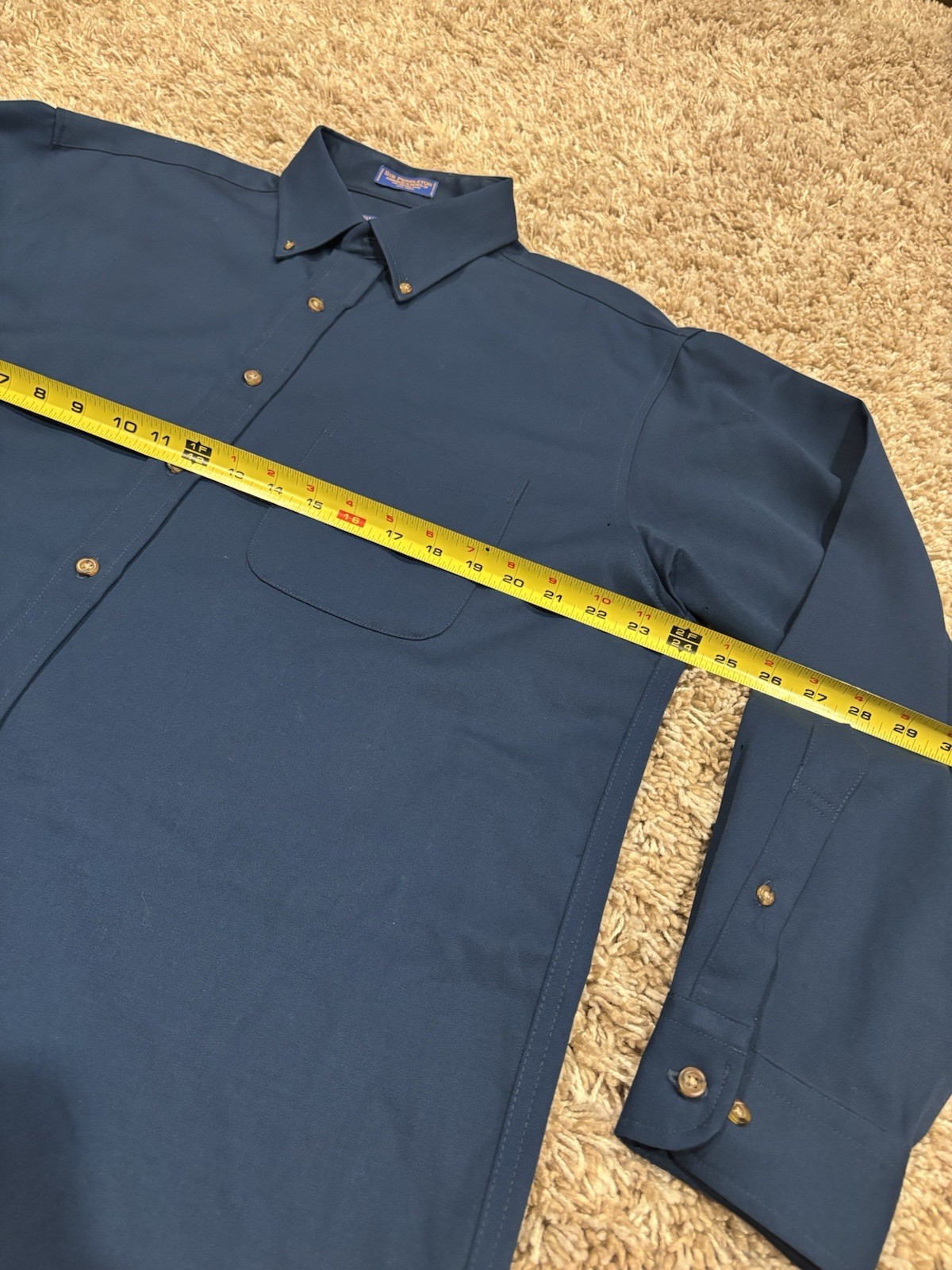 Sir Pendleton Worsted Virgin Wool Button Down Shi… - image 10