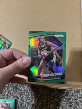 2025 Panini Prizm WNBA Green Prizm Teaira McCowan #48 Dallas Wings Basketball