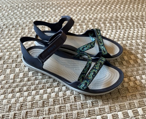 CROCS 204804 Swiftwater Webbing Ankle Strap Water Sandals 10 - Bild 3 von 13