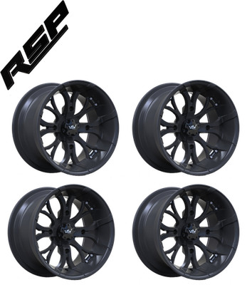 VBW Sport Felgensatz Yamaha 12x7 LK110 / 12x8 LK110 schwarz matt