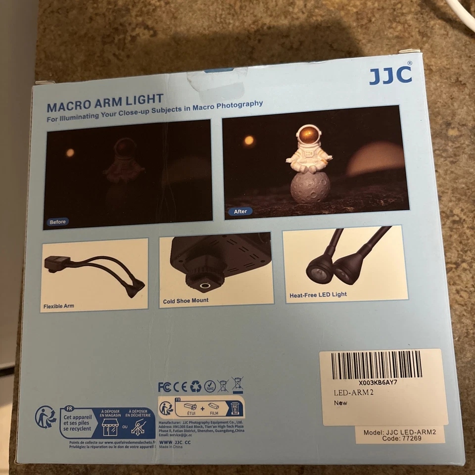 LED-ARM2 Macro Arm Arm Light For Nikon Sony Canon Olympus Panasonic Cameras USA - Image 2 of 2