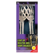 15-Inch Skeleton Arms Light Up Yard Dcor - Morris Costumes