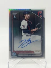 2024 BOWMAN CHROME DRAFT JACOB COZART RC AUTO REFRACTOR #D 180/499 SP 1ST