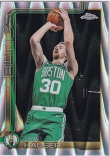 2025-26 Topps Chrome - Sam Hauser #14 RayWave Refractor