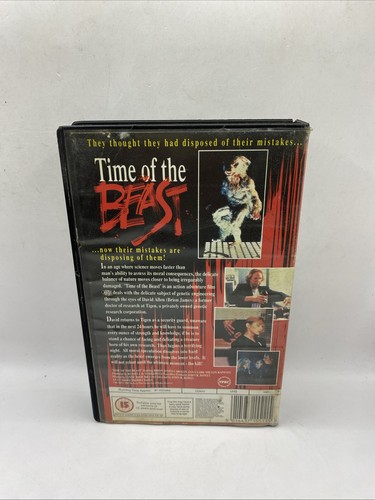 Time Of The Beast Big Box Ex Rental PAL VHS Horror - Picture 2 of 9