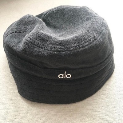 Alo Yoga Terry Beachside Bucket Hat Black One Size | eBay display picture 2