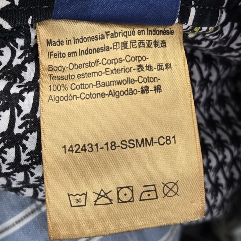 Pantalones Cortos Scotch & Soda Hombre W36 Negro Logo Bordado Floral Informal 8" Entrepierna Foto 4 de 4