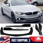 For BMW 4 Series 428i 435i 2014-2016 Gloss Black Front Bumper Lip Body Kit