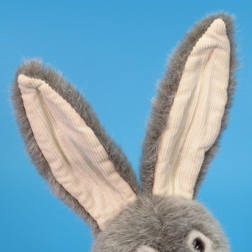 Vintage Russ Berrie Hase Plüschtier Sundance Osterhase grau Stofftier 18 Zoll - Bild 24 von 24