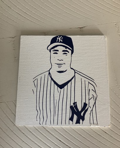 Handgefertigte New York Yankees Untersetzer im Ruhestand! 4er Set! Bernie Williams - #51 - Bild 3 von 5