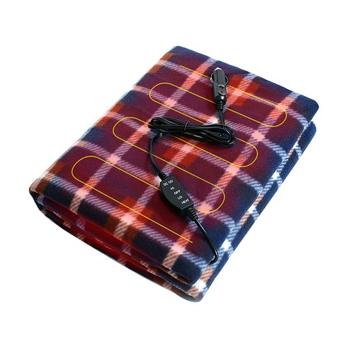 Electric 12-Volt Portable Car Heated Outdoor Blanket | Machine Washable - Picture 10 of 13