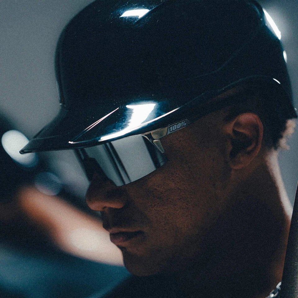 Gafas de sol 100 % Speedcraft SL Juan Soto Signature - Marco cromado negro pulido Foto 3 de 4