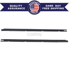 2PCS Front Door Window Belt Weatherstrip For ...