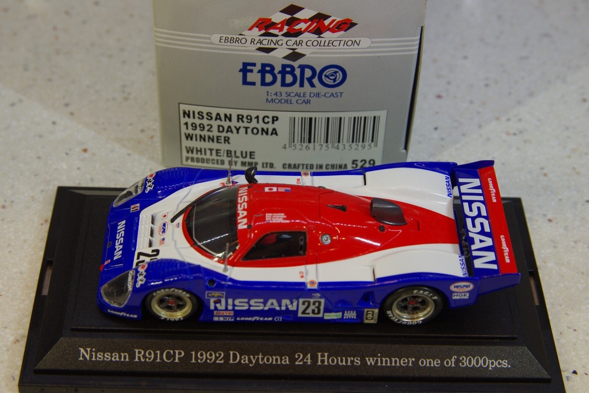 1/43 Ebbro 1992 Nissan R91CP #23 Winner 24 Hours of Daytona 1/43 Ebbro 1992 Nissan R91CP #23 Winner 24 Hours of Daytona