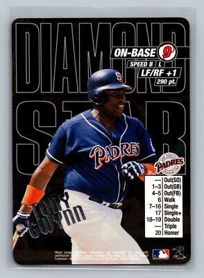 TONY GWYNN 2000 DIAMOND STAR MLB SHOWDOWN CARD GAME PROMO HOF